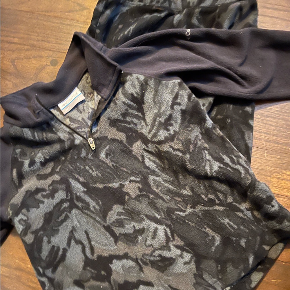 Kids Columbia fleece half zip and fleece pants